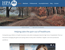 Tablet Screenshot of healthplanadvocate.com